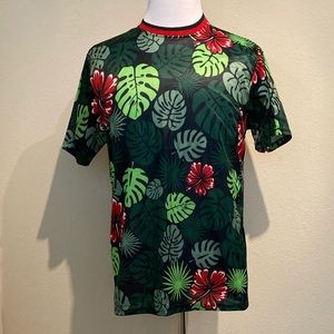 South Pole Knit Green Short Sleeve Top